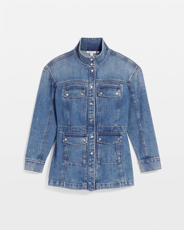 Denim Utility Jacket - image 5
